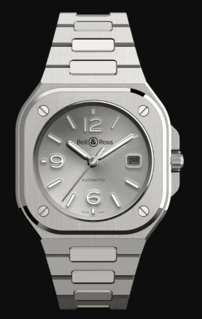 Bell & Ross BR 05 GREY STEEL BR05A-GR-ST/SST Replica watch - Click Image to Close